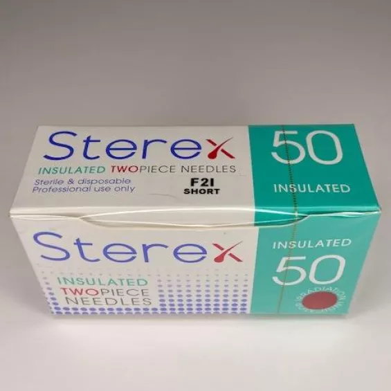 Insulated 2 Piece Sterex Electrolysis Needles